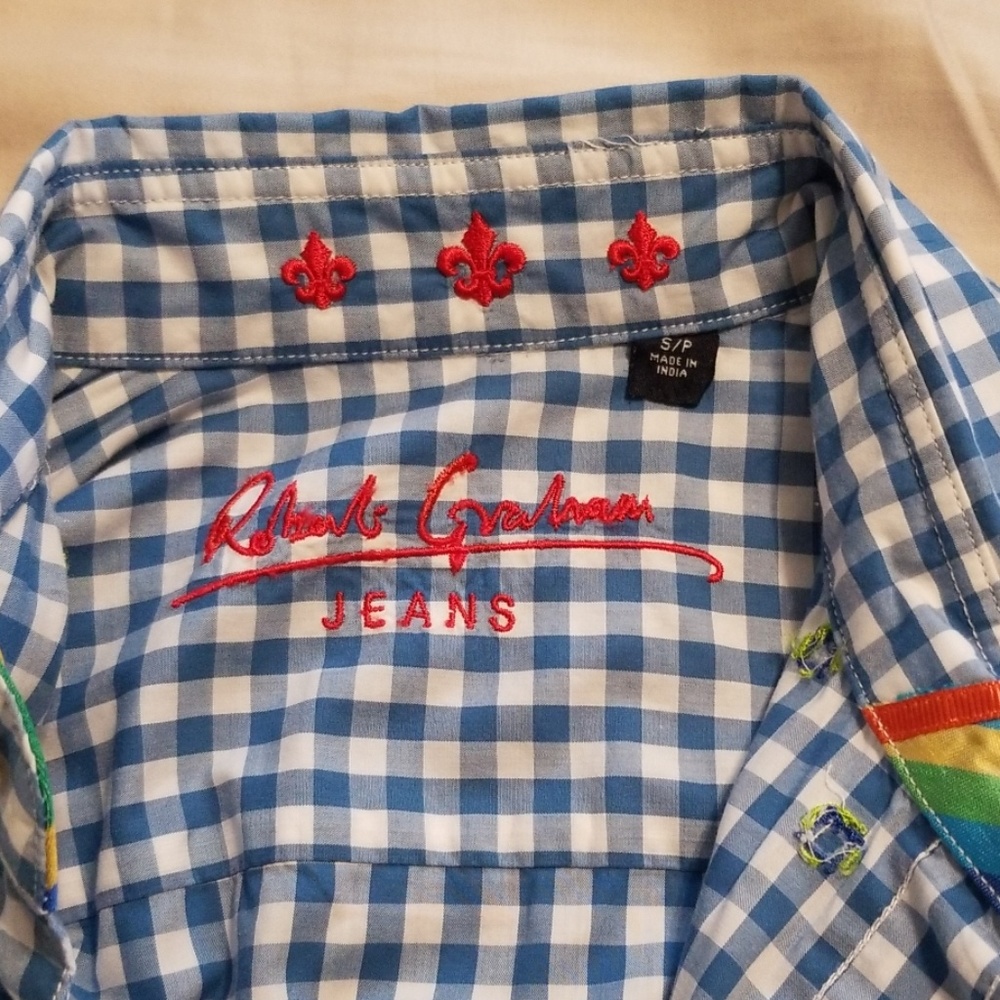 MENS Robert Graham button down dress shirt